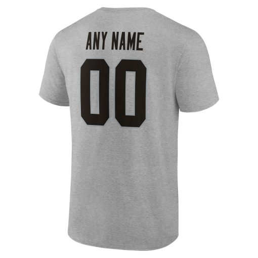 Las Vegas Raiders Team Authentic Custom T-Shirt – Heathered Gray - Image 3