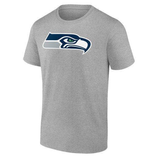 Seattle Seahawks Team Authentic Custom T-Shirt – Heathered Gray - Image 2