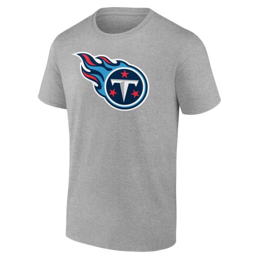 Tennessee Titans Team Authentic Custom T-Shirt – Heathered Gray - Image 2