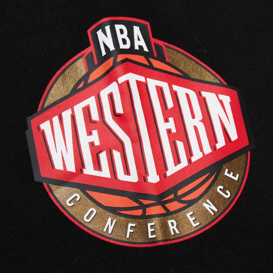 San Antonio Spurs Mitchell & Ness Hardwood Classics There and Back Pullover Sweatshirt – Black - Image 6