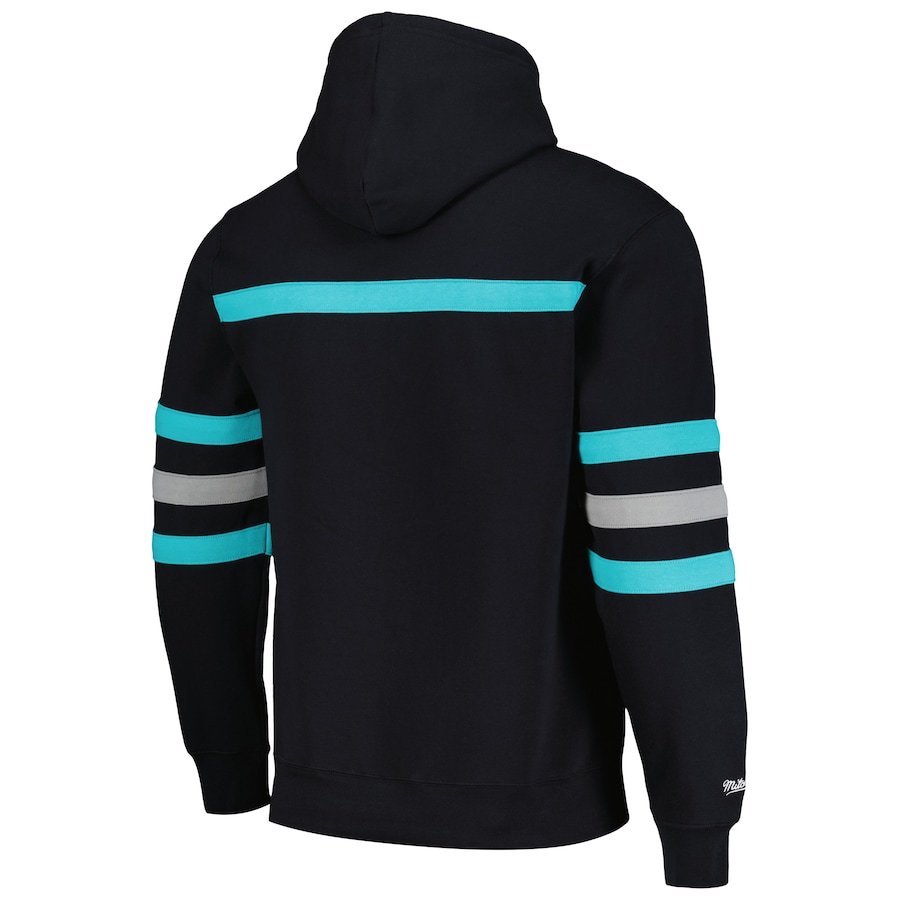 San Antonio Spurs Mitchell & Ness Head Coach Pullover Hoodie – Black - Image 3