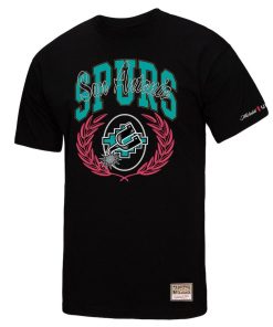 Alternative view of San Antonio Spurs Mitchell & Ness NBA x Michelob Ultra Rewind II T-Shirt – Black