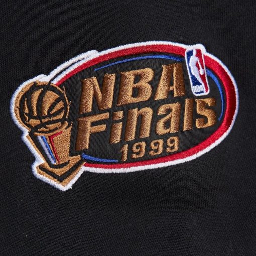 San Antonio Spurs Mitchell & Ness Hardwood Classics All Over 4.0 Pullover Sweatshirt – Heather Gray - Image 6