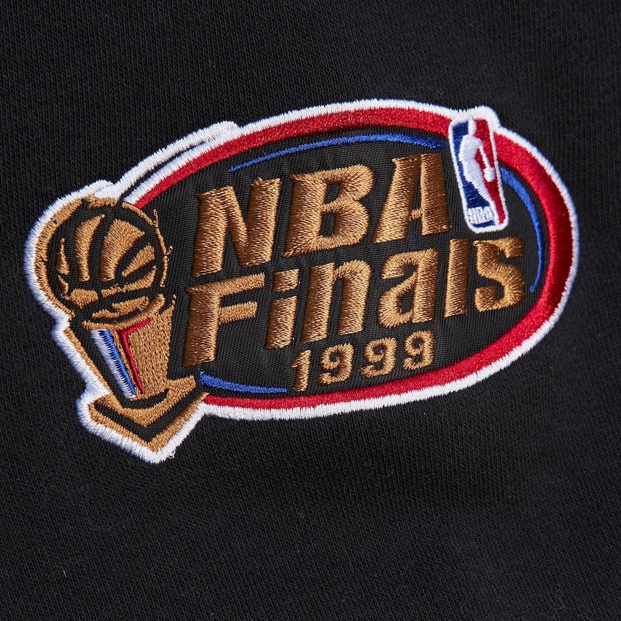 San Antonio Spurs Mitchell & Ness Hardwood Classics All Over 4.0 Pullover Sweatshirt – Heather Gray - Image 6