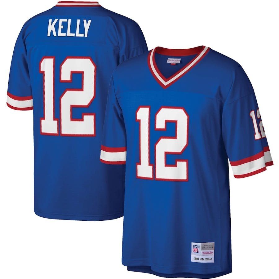 Jim Kelly Buffalo Bills Mitchell & Ness Legacy Replica Jersey – Royal