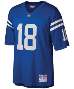 Alternative view of Peyton Manning Indianapolis Colts Mitchell & Ness Legacy Replica Jersey – Royal