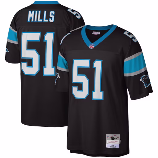 Sam Mills Carolina Panthers Mitchell & Ness Legacy Replica Jersey – Black