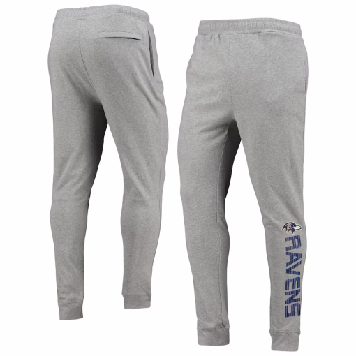 Baltimore Ravens MSX by Michael Strahan Jogger Pants – Heathered Gray