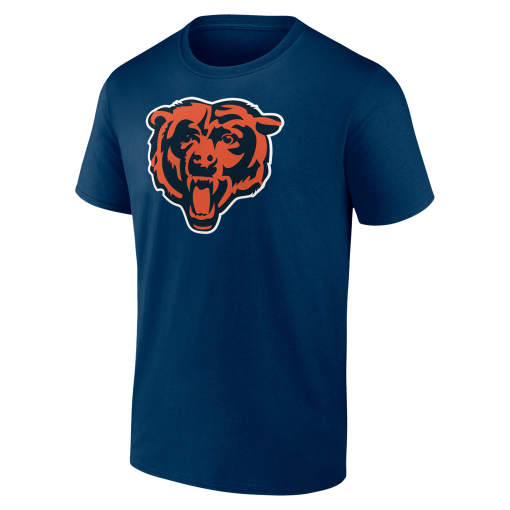 Chicago Bears Team Authentic Personalized Name & Number T-Shirt – Navy - Image 2