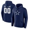 Dallas Cowboys  Team Authentic Custom Pullover Hoodie – Navy