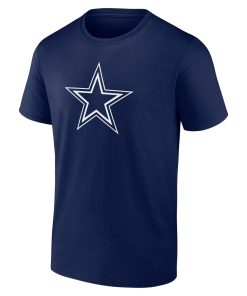 Alternative view of Dallas Cowboys  Team Authentic Custom T-Shirt – Navy