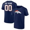 Denver Broncos  Team Authentic Custom T-Shirt – Navy
