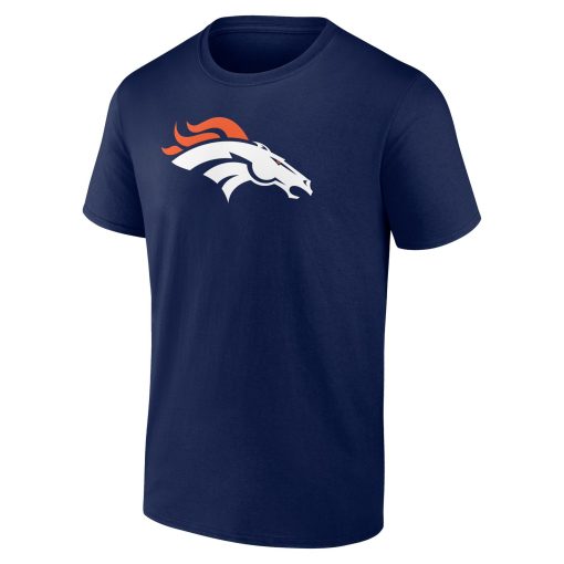 Denver Broncos  Team Authentic Custom T-Shirt – Navy - Image 2