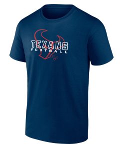 Alternative view of Houston Texans Stellar Personalized Name & Number T-Shirt – Navy