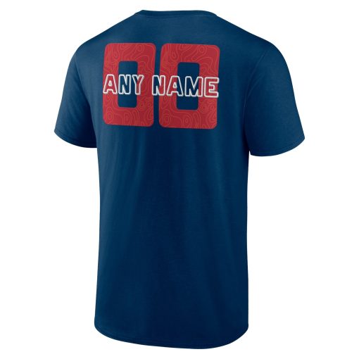 Houston Texans Stellar Personalized Name & Number T-Shirt – Navy - Image 3