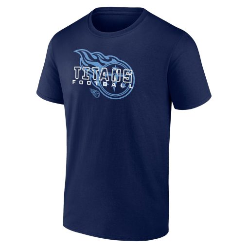 Tennessee Titans Stellar Personalized Name & Number T-Shirt – Navy - Image 2