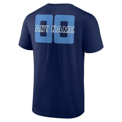 Tennessee Titans Stellar Personalized Name & Number T-Shirt – Navy - Image 3