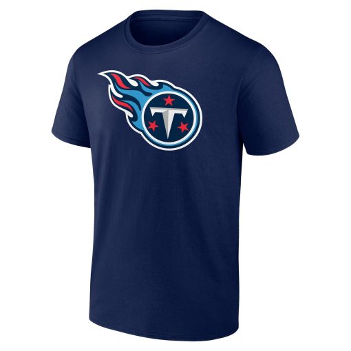 Tennessee Titans Team Authentic Personalized Name & Number T-Shirt – Navy - Image 2