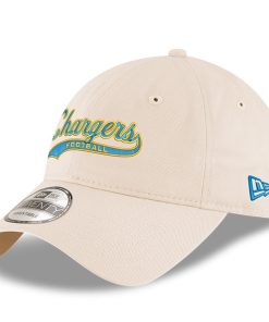 Los Angeles Chargers New Era Charger Power 9TWENTY Adjustable Hat – Cream