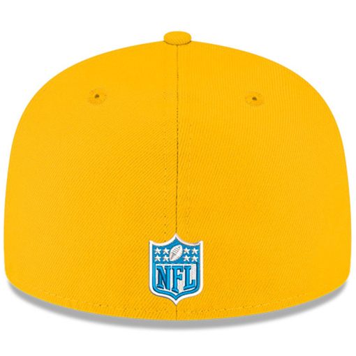Los Angeles Chargers New Era Charger Power 59FIFTY Fitted Hat – Gold - Image 4