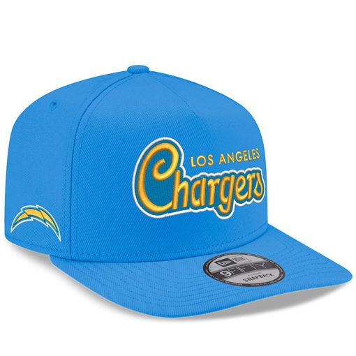 Los Angeles Chargers New Era Charger Power A-Frame 9FIFTY Snapback Hat – Powder Blue