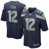 12s Seattle Seahawks Nike Team Game Jersey – College Navy