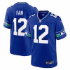 12s Seattle Seahawks Nike Throwback Player Game Jersey – Royal