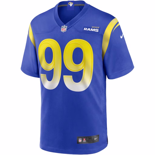 Aaron Donald Los Angeles Rams Nike Game Player Jersey – Royal - Image 2