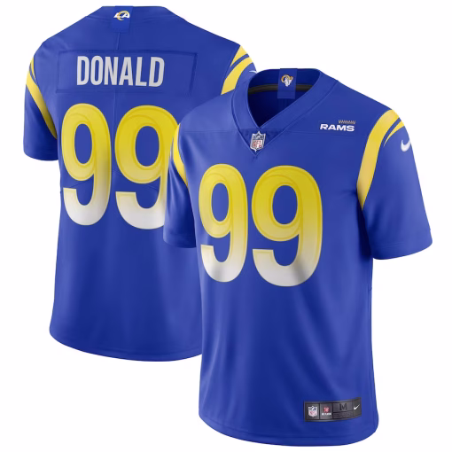 Aaron Donald Los Angeles Rams Nike Vapor Limited Jersey – Royal