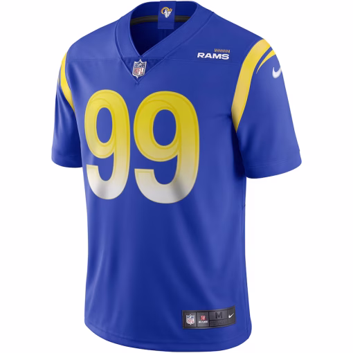 Aaron Donald Los Angeles Rams Nike Vapor Limited Jersey – Royal - Image 2