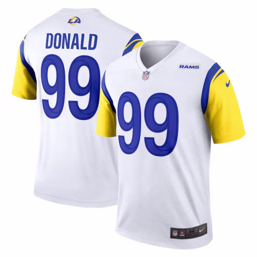 Aaron Donald Los Angeles Rams Nike Alternate Legend Player Performance Top – White