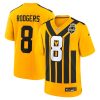 Aaron Rodgers Pittsburgh Steelers Nike Alternate 1933 Throwback Game Jersey – Gold