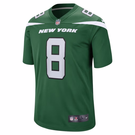 Aaron Rodgers New York Jets Nike Game Jersey – Gotham Green - Image 3