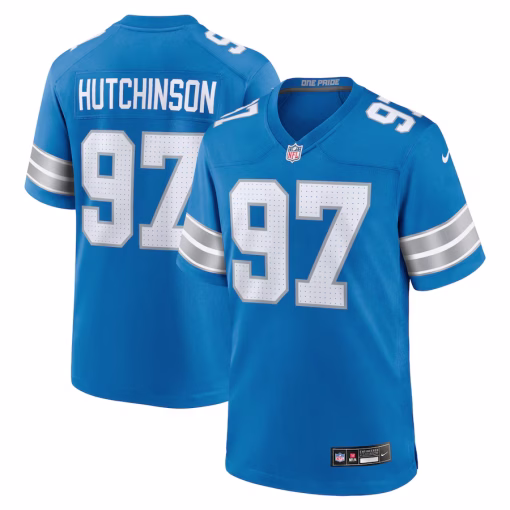 Aidan Hutchinson Detroit Lions Nike Game Jersey – Blue