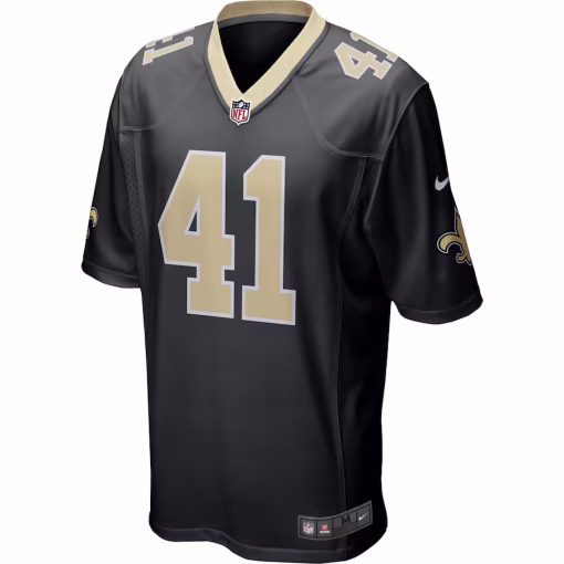 Alvin Kamara New Orleans Saints Nike Vapor F.U.S.E. Limited Jersey – Black - Image 2