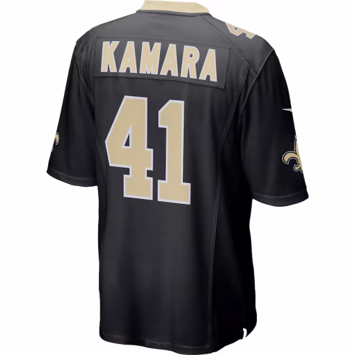 Alvin Kamara New Orleans Saints Nike Vapor F.U.S.E. Limited Jersey – Black - Image 3