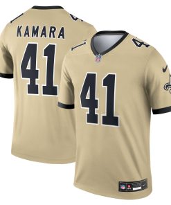 Alvin Kamara New Orleans Saints Nike Gameday Golds Alternate Legend Player Performance Top – Gold