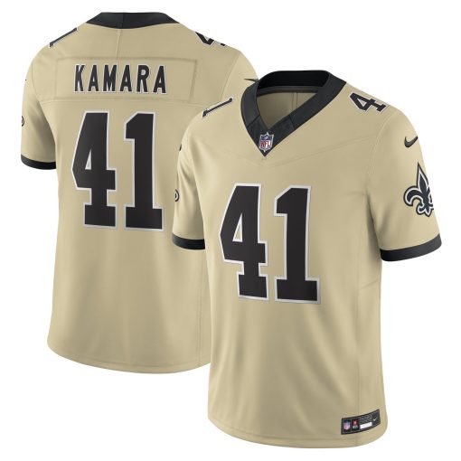 Alvin Kamara New Orleans Saints Nike Gameday Golds Alternate Vapor F.U.S.E. Limited Jersey – Gold