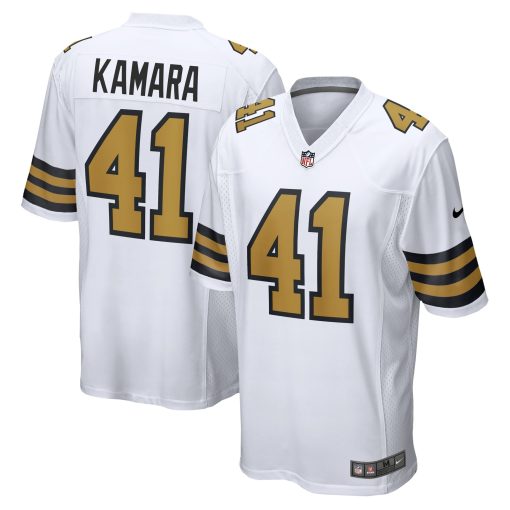 Alvin Kamara New Orleans Saints Nike Alternate Game Jersey –  White