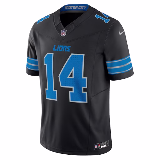 Amon-Ra St. Brown Detroit Lions Nike 2nd Alternate Vapor F.U.S.E. Limited Jersey – Black - Image 2