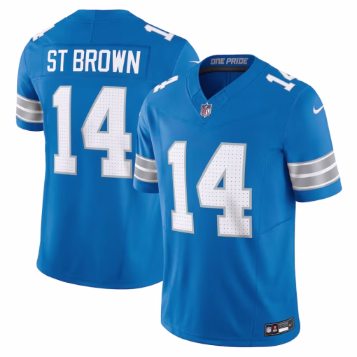 Amon-Ra St. Brown Detroit Lions Nike Vapor F.U.S.E. Limited Jersey – Blue