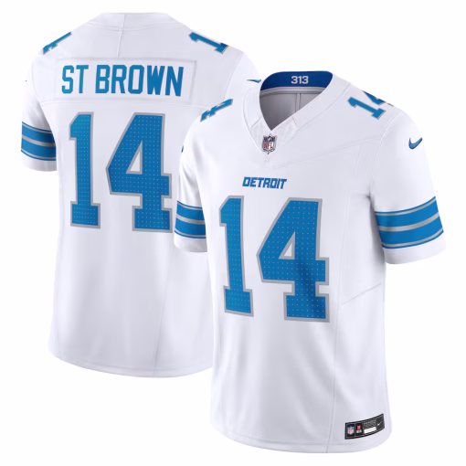 Amon-Ra St. Brown Detroit Lions Nike Vapor F.U.S.E. Limited Jersey – White