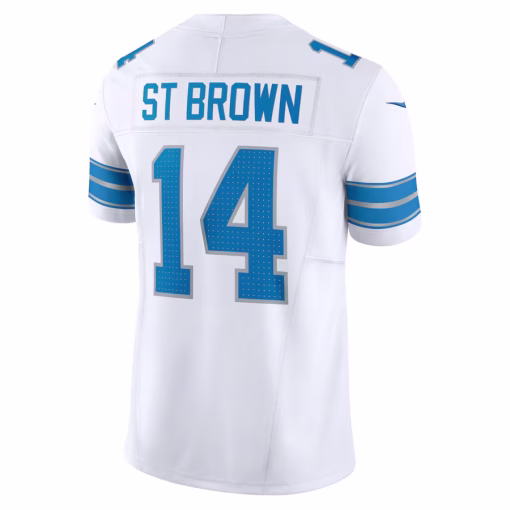Amon-Ra St. Brown Detroit Lions Nike Vapor F.U.S.E. Limited Jersey – White - Image 3