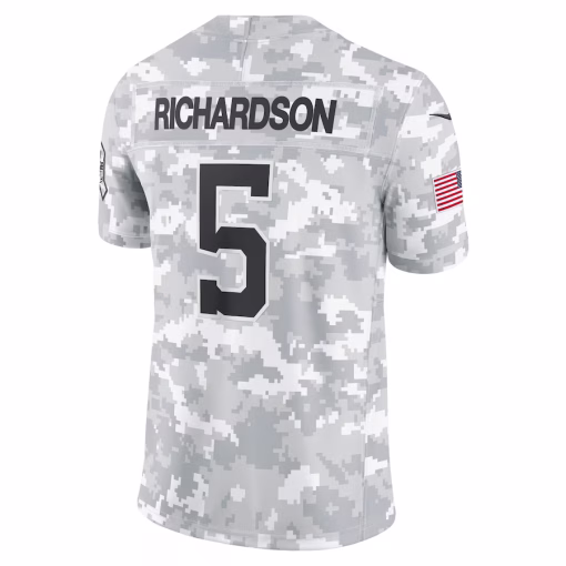 Anthony Richardson Indianapolis Colts Nike 2024 Salute to Service Limited Jersey – Arctic Camo - Image 2