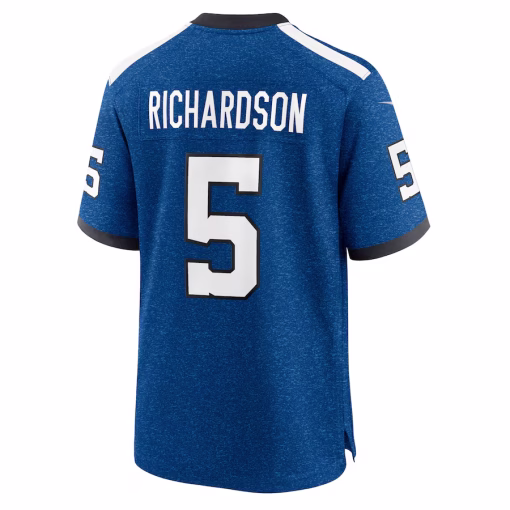 Anthony Richardson Indianapolis Colts Nike Indiana Nights Alternate Game Jersey – Royal - Image 2