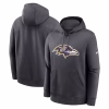 Baltimore Ravens Nike Club Logo Pullover Hoodie – Anthracite