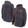 Cleveland Browns Nike 2024 Sideline Club Full-Zip Hoodie – Anthracite