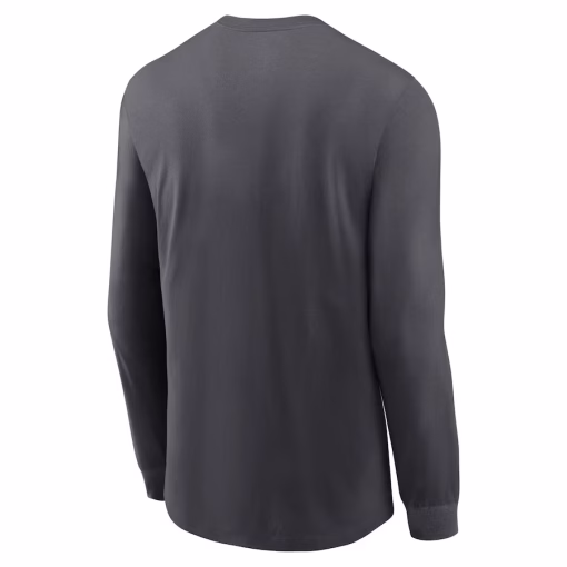 Cleveland Browns Nike All Out Long Sleeve T-Shirt – Anthracite - Image 3