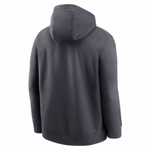 Men’s Kansas City Chiefs Nike Anthracite Club Logo Pullover Hoodie - Image 3