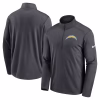 Los Angeles Chargers Nike Logo Pacer Performance Half-Zip Jacket – Anthracite